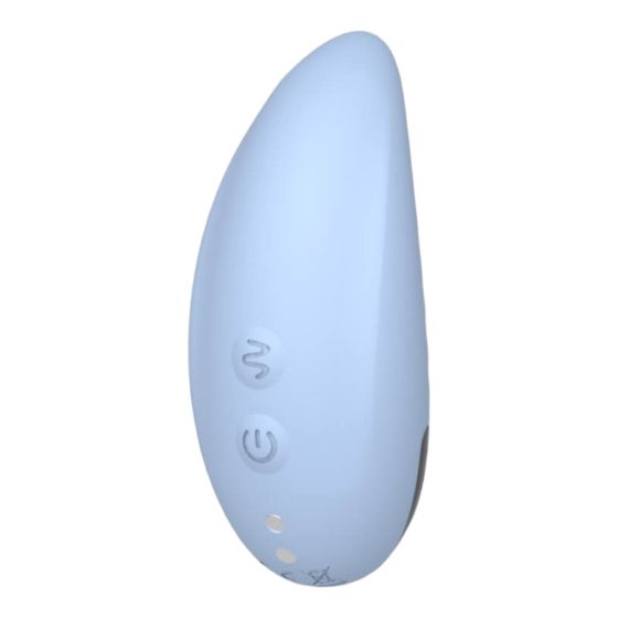 Vibeconnect - stimulator clitoridian cu baterie, rezistent la apă (albastru)
