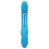 Honey Play Box Harmony Duo - strap-on cu limbă vibrator inteligent - albastru