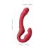 Honey Play Box Harmony Duo - vibrator strap-on cu limbă inteligent - roșu
