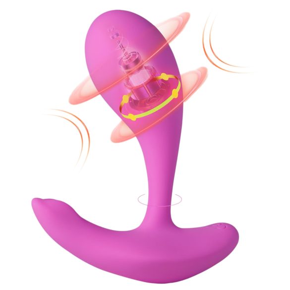 Honey Play Box Oly 2 - vibrator inteligent dublu G-spot și clitoris - roz