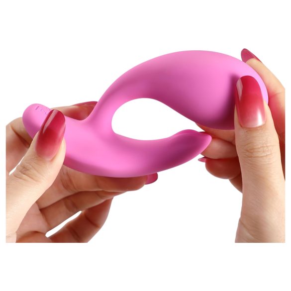 Honey Play Box Oly 2 - vibrator inteligent dublu G-spot și clitoris - roz