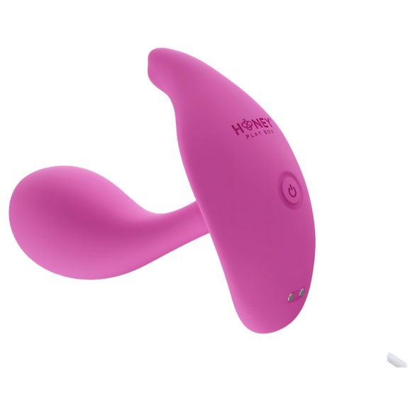Honey Play Box Oly 2 - vibrator inteligent dublu G-spot și clitoris - roz