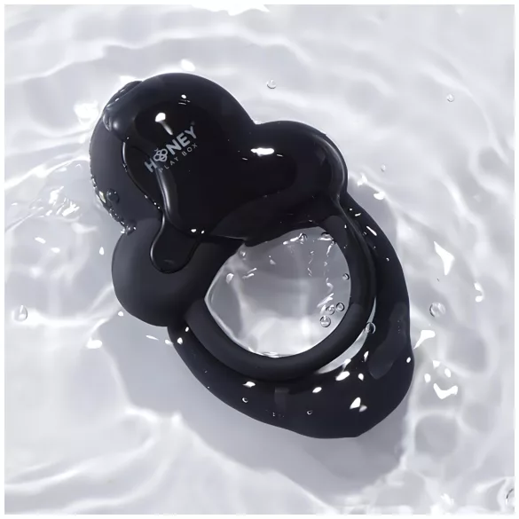 Honey Play Box Anello - inel pentru penis și testicule cu vibrații inteligente