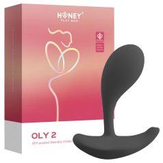   Honey Play Box Oly 2 - vibrator dublu pentru punctul G și clitoris - negru