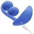 Honey Play Box Melody - vibrator tip 2în1 cu bile - silicon albastru