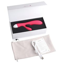   Cotoxo Dolphin & baby - vibrator fără fir cu mâner (roșu)