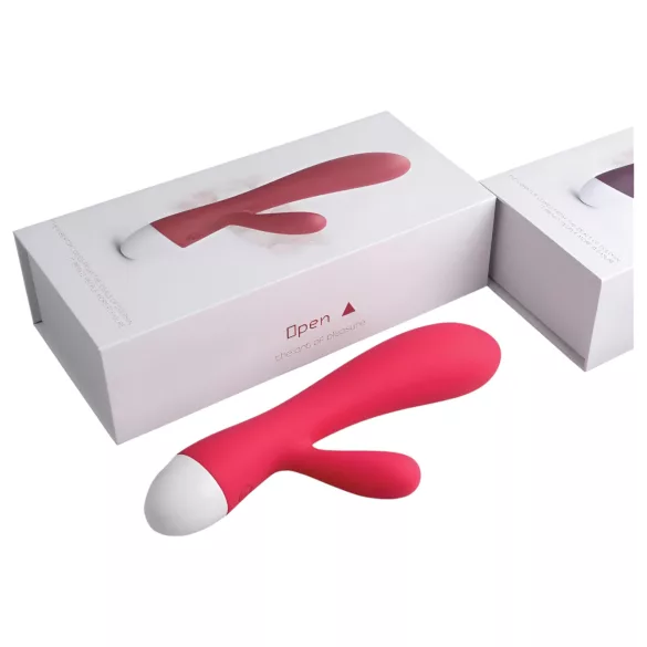 Cotoxo Dolphin & baby - vibrator clitoridian cu braț flexibil - reîncărcabil