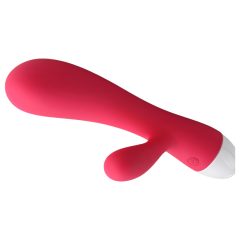   Cotoxo Dolphin & baby - vibrator fără fir cu mâner (roșu)
