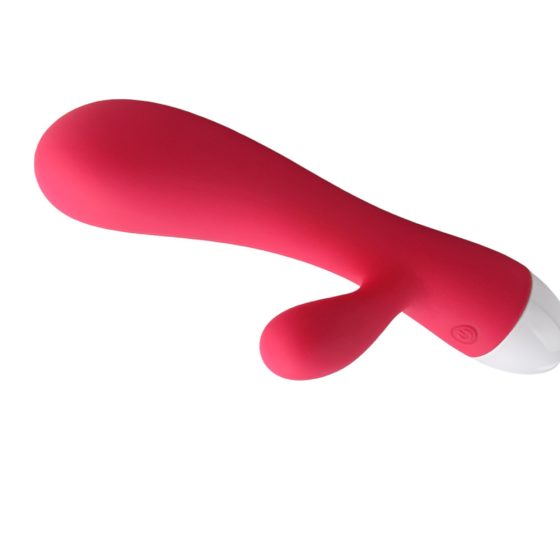 Cotoxo Dolphin & baby - vibrator cu acumulator și stimulator clitoridian incorporat (roșu)