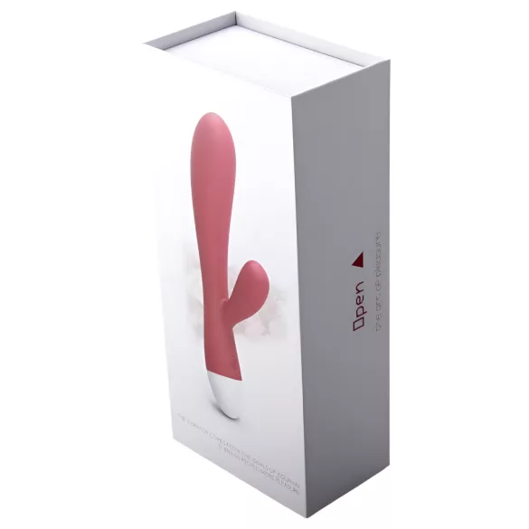 Cotoxo Dolphin & baby - vibrator clitoridian cu braț flexibil - reîncărcabil