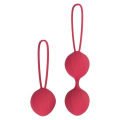 Set de bile vaginale Cotoxo Cherry - piese duble (roșu)