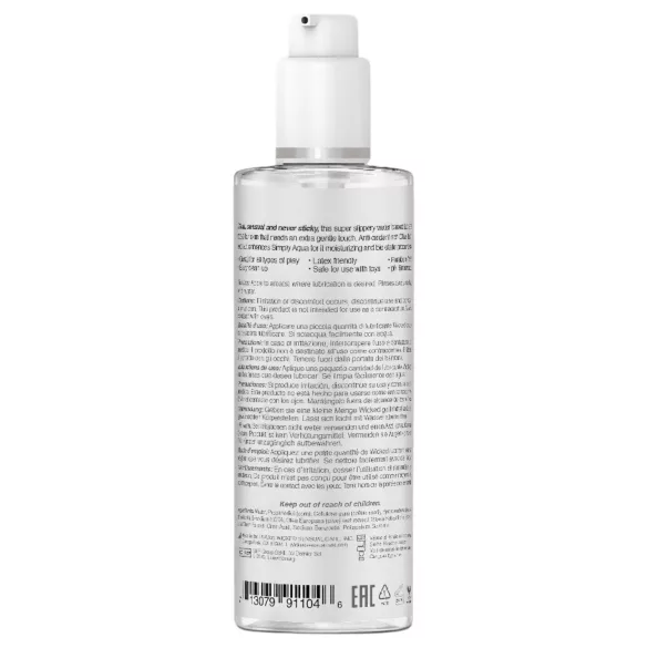 Wicked Simple Aqua - lubrifiant 100% vegan (120 ml)