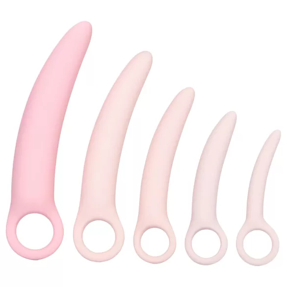 CalExotics Inspire - set dilatatoare vaginale medicale - silicon roz