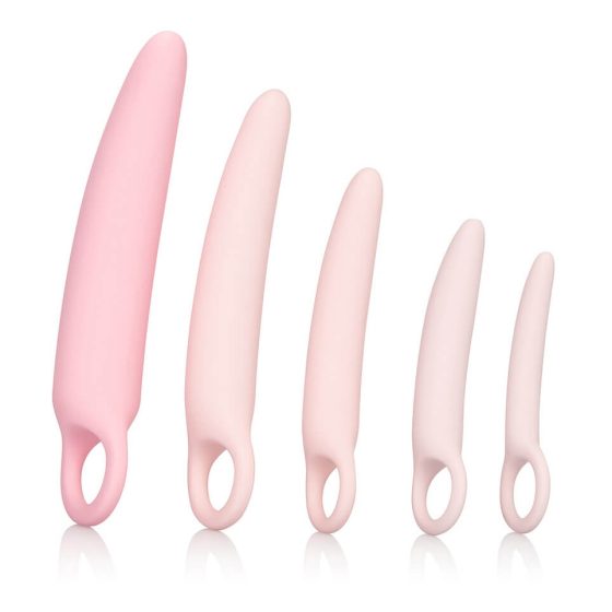 Set de dilatatori vaginali CalExotics Inspire din silicon medicinal (roz)