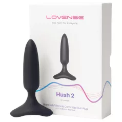   LOVENSE Hush 2 XS - mini vibrator anal cu acumulator (25 mm) - negru