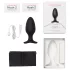 LOVENSE Hush 2 L - mic vibrator anal reîncărcabil (57 mm) - negru