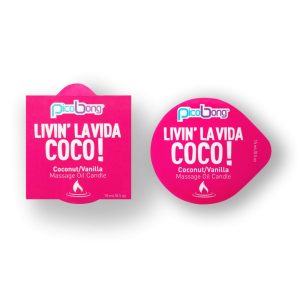 Lumânare de masaj Picobong - nucă de cocos-vanilie (15ml)