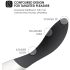 LELO Mona Wave - Vibrator pentru punctul G rezistent la apă (negru)