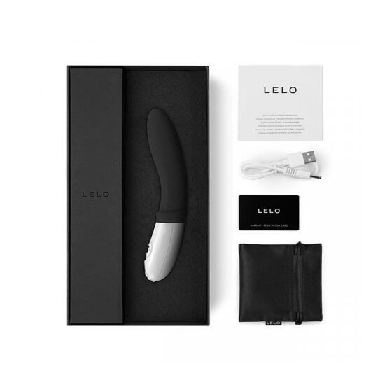 LELO Billy 2 - vibrator de prostată, rezistent la apă și cu acumulator (negru)