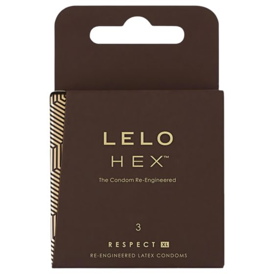 LELO Hex Respect XL - prezervativ de lux (3 bucăți)