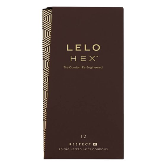 LELO Hex Respect XL - prezervativ de lux (12 bucăți)