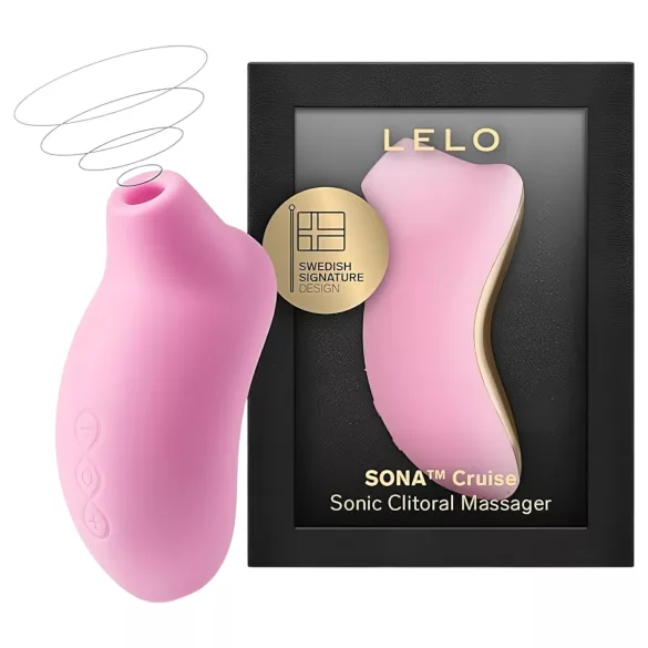 LELO Sona Cruise - stimulatoare clitoridian cu unde sonore - roz