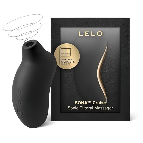 LELO - Stimulator clitoridian cu unde sonore - negru
