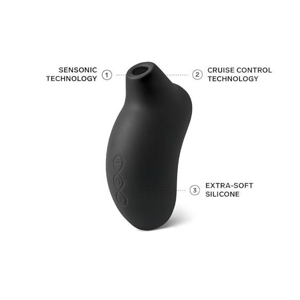 LELO - Stimulator clitoridian cu unde sonore - negru