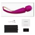 LELO - Vibrator wand masaj - reîncărcabil, mare - mov