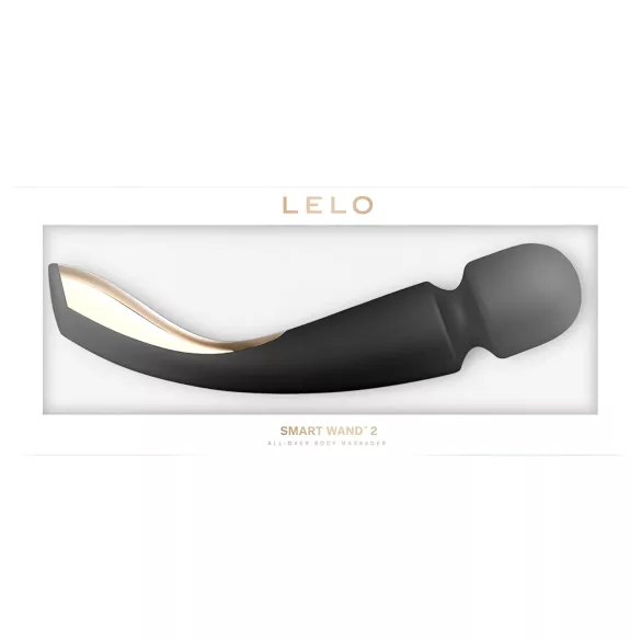 LELO - vibrator masaj Smart Wand 2 mare - reîncărcabil - negru