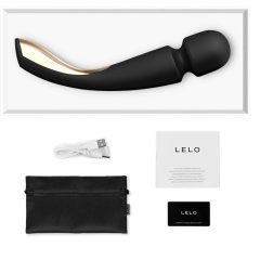  LELO Smart Wand 2 - mare - vibrator masaj cu acumulator (negru)