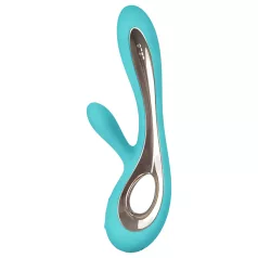   LELO Soraya 2 - vibrator rabbit impermeabil cu braț pentru clitoris - turcoaz