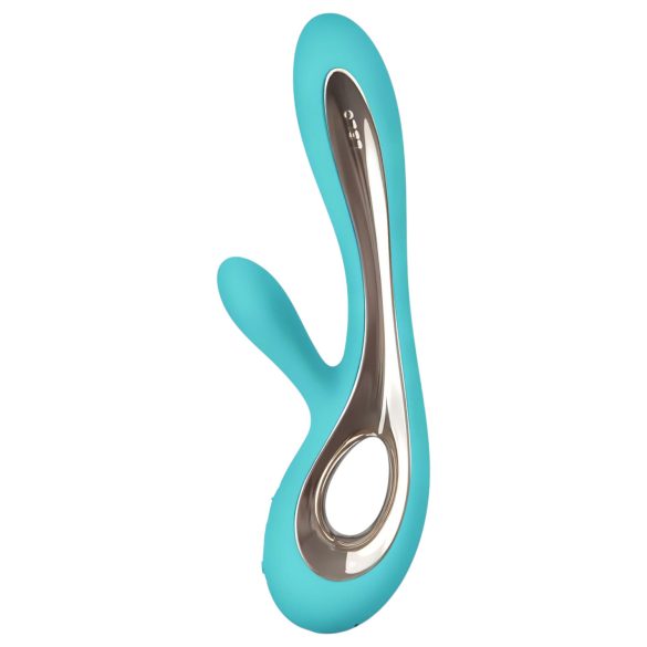 LELO Soraya 2 - vibrator rabbit impermeabil cu braț pentru clitoris - turcoaz