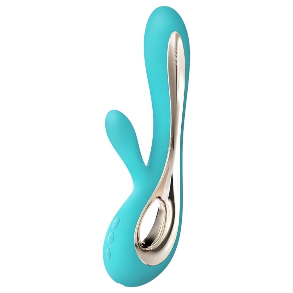 LELO Soraya 2 - vibrator rabbit impermeabil cu braț pentru clitoris - turcoaz
