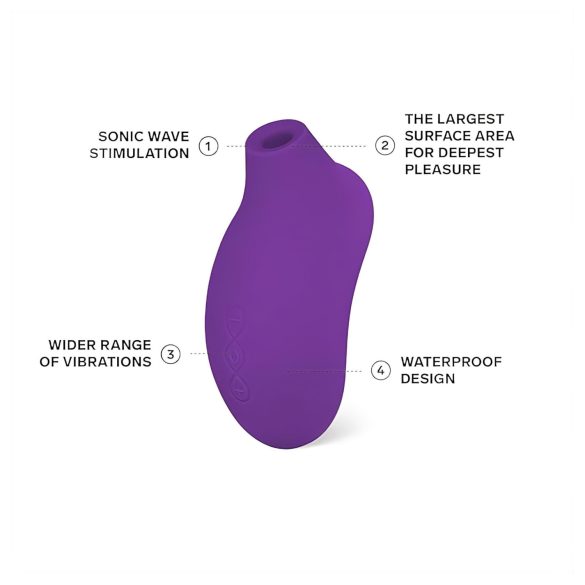 LELO Sona 2 - stimulator clitoridian cu unde sonore (mov)