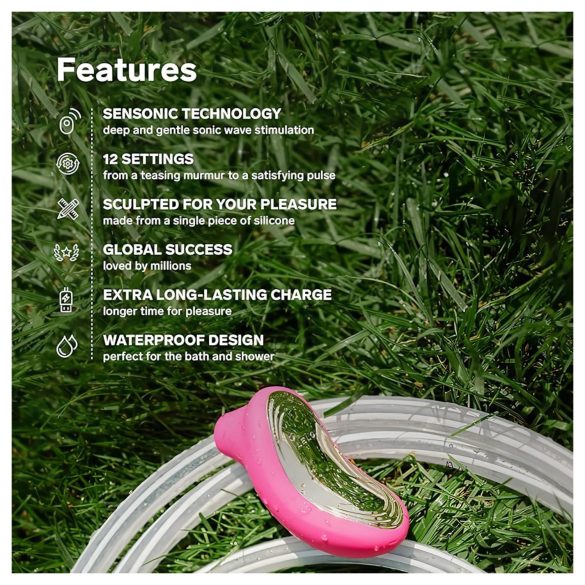 LELO Sona 2 - stimulator cu unde sonore pentru clitoris (negru)