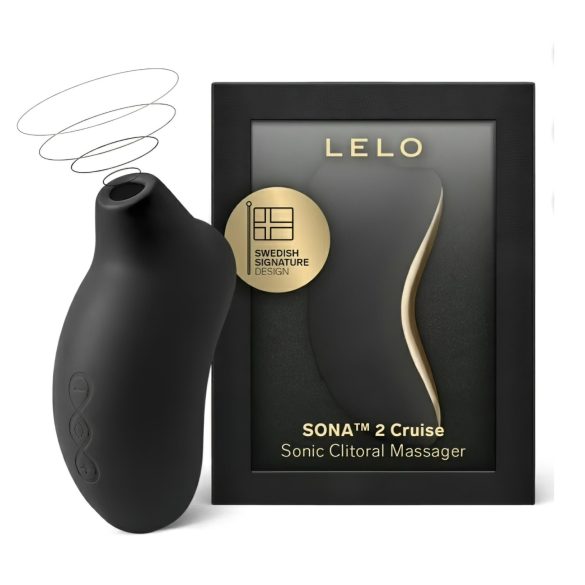 LELO Sona 2 Cruise - Stimulator cu unde sonice pentru clitoris (negru)