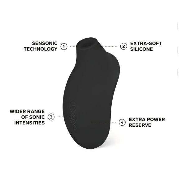 LELO Sona 2 Cruise - Stimulator cu unde sonice pentru clitoris (negru)