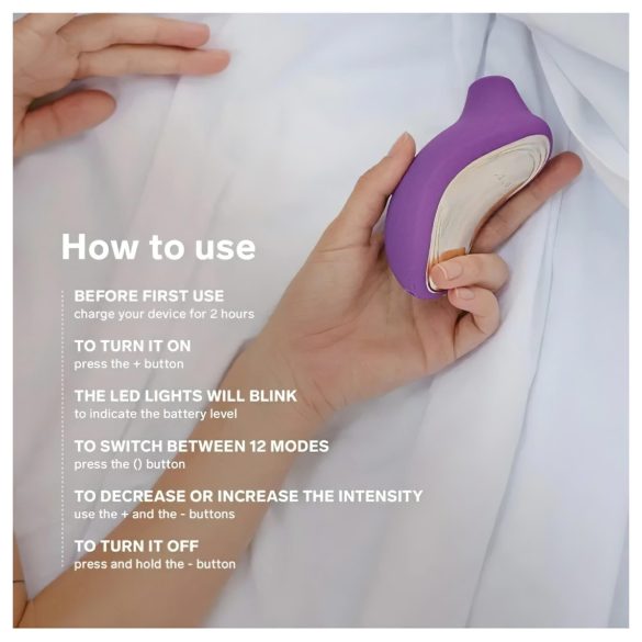 LELO Sona 2 Cruise - Stimulator cu unde sonice pentru clitoris (negru)