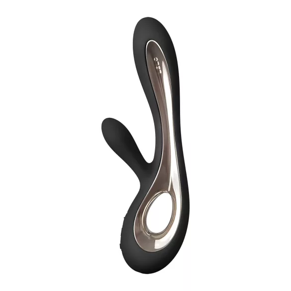 LELO Soraya 2 - vibrator etanș cu braț pentru clitoris, reîncărcabil (negru)