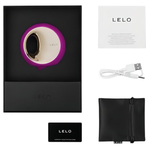 LELO Ora 3 - simulator sex oral și vibrator clitoridian - violet