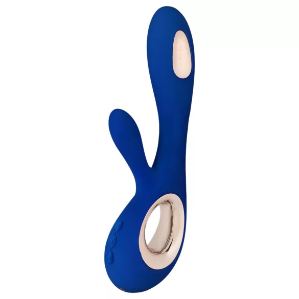 LELO Soraya Wave - vibrator cu undă, albastru, cu braț clitoral și baterie reîncărcabilă
