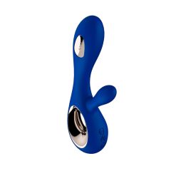   LELO Soraya Wave - vibrator cu clitoris și acțiune de înclinare, alimentat cu baterie (albastru)