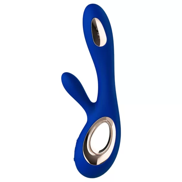 LELO Soraya Wave - vibrator cu undă, albastru, cu braț clitoral și baterie reîncărcabilă