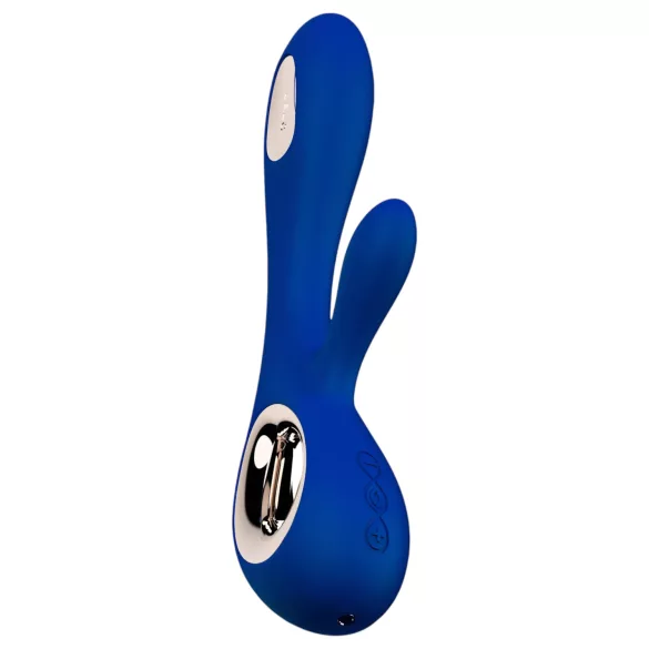 LELO Soraya Wave - vibrator cu undă, albastru, cu braț clitoral și baterie reîncărcabilă