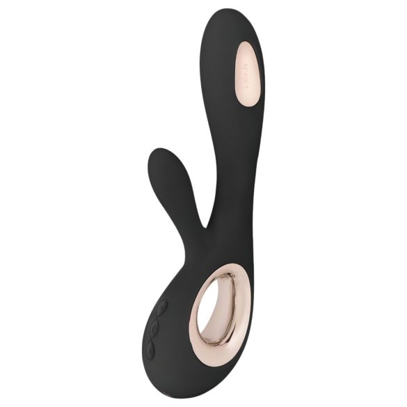 LELO Soraya Wave - vibrator rabdă tip clitoral, mișcare ondulantă - negru