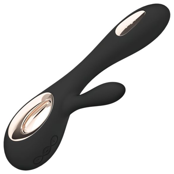LELO Soraya Wave - vibrator rabdă tip clitoral, mișcare ondulantă - negru