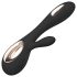 LELO Soraya Wave - vibrator rabdă tip clitoral, mișcare ondulantă - negru