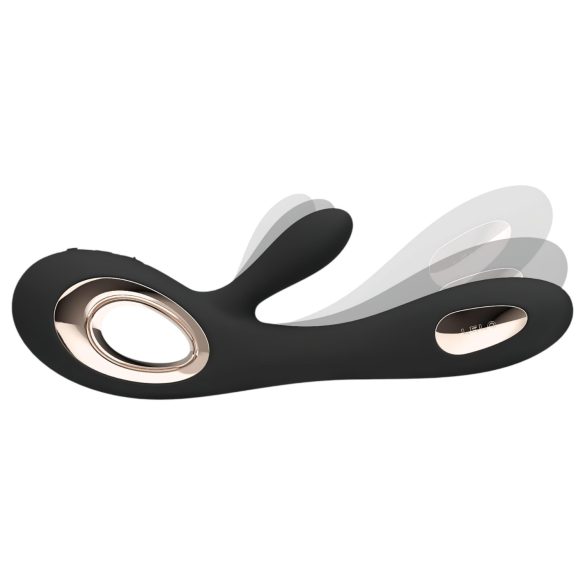 LELO Soraya Wave - vibrator rabdă tip clitoral, mișcare ondulantă - negru