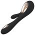 LELO Soraya Wave - vibrator rabdă tip clitoral, mișcare ondulantă - negru